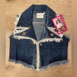 NWT Ooh, La La! Couture Jean Toddler Jacket